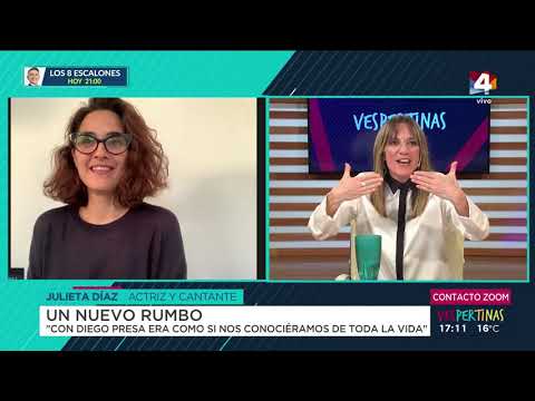 Vespertinas - De la pantalla al canto: Julieta Díaz presenta su primer disco
