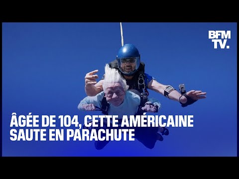 Âgée de 104 ans, cette Américaine saute en parachute à plus de 4000 mètres d’altitude