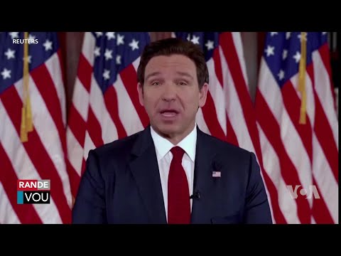 Ron DeSantis Mete Fen nan Kous Prezidansyèl li, Li Andose Ansyen Prezidan Trump