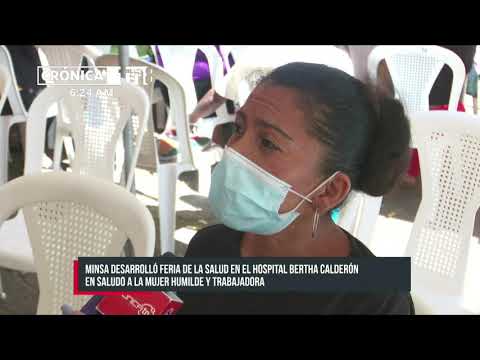 Feria de salud en honor a la mujer en el Hospital Bertha Calderón