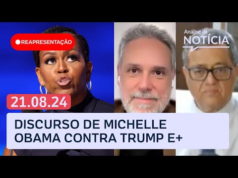 Toledo e Tales falam do discurso de Michelle Obama e+| Análise da Notícia | Reapresentação