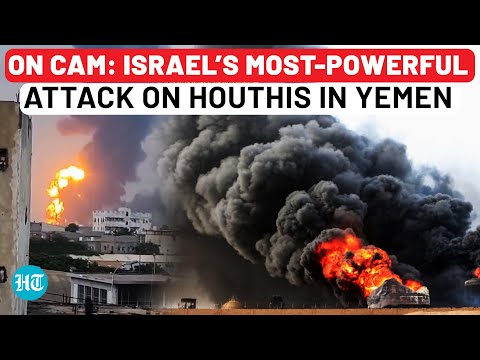 Israel Bombs Yemen’s Hodeidah Port In Most-Powerful Attack After Houthis Target Netanyahu, Tel Aviv