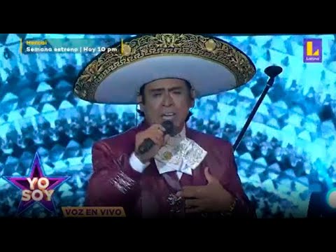 El imitador de Alejandro Fernández cantó “Como Quien Pierde Una Estrella”