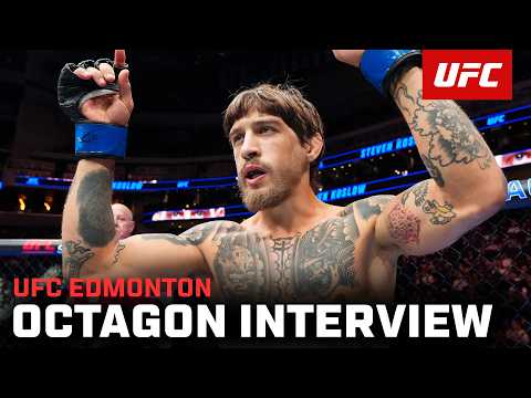 스티븐 코슬로우의 옥타곤 인터뷰 | UFC Edmonton