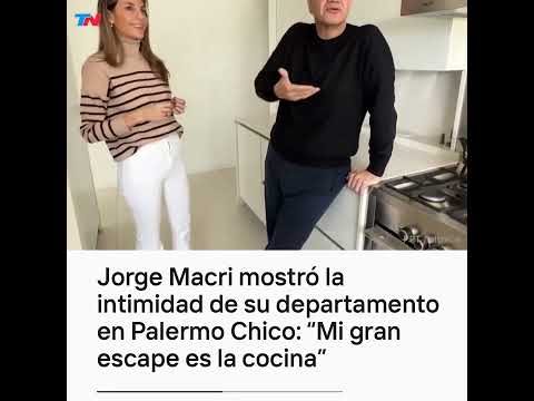 Jorge Macri mostró la intimidad de su departamento en Palermo Chico: Mi gran escape es la cocina