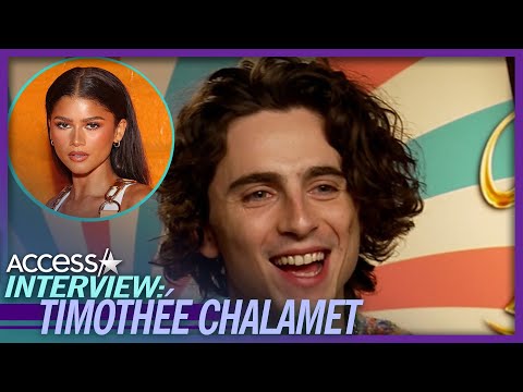 Timothée Chalamet Credits Zendaya For Inspiring His Bold ‘Wonka’ Fashion