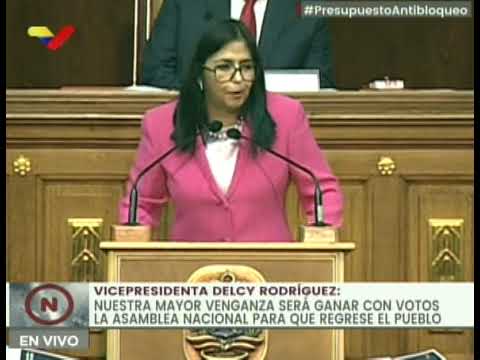 Delcy Rodriguez: Nuestra mayor venganza será ganar con votos la Asamblea Nacional