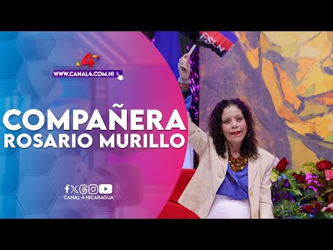 Compañera Rosario Murillo después del Acto en Conmemoración de la vida del Comandante Tomás Borge
