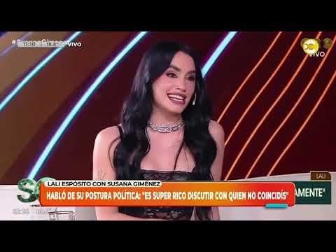 Lali Espósito visitó a Susana Giménez, habló de política y de su relación ?LPELDM? 14-10-24