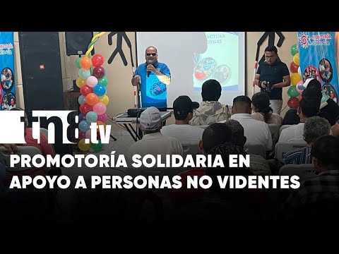 Promotoría Solidaria atiende a personas con discapacidad visual en Nicaragua