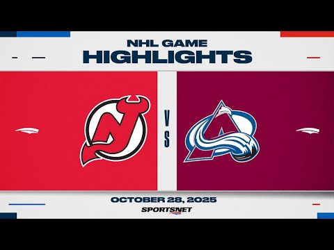 NHL Highlights | Devils vs. Avalanche - October 28, 2025