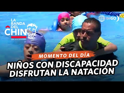 La Banda del Chino: Taller de natación para niños con discapacidad en Bellavista (HOY)