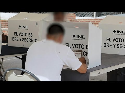 El voto es libre, presos sin sentencia votan por primera vez para presidente en México | AFP