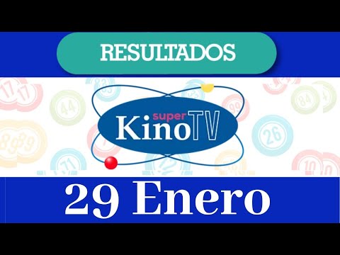 Loteria Super Kino TV Resultado de hoy 29 de Enero del 2020