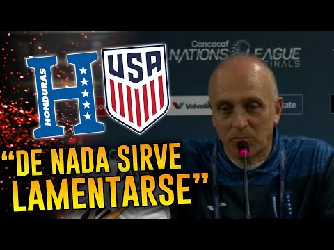 Nada contento: Conferencia de prensa de Fabián Coito tras derrota de Honduras ante Estados Unidos