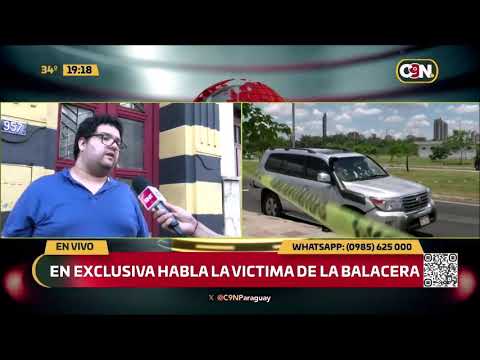 Habla en exclusiva la víctima de los disparos en la Costanera de Asunción