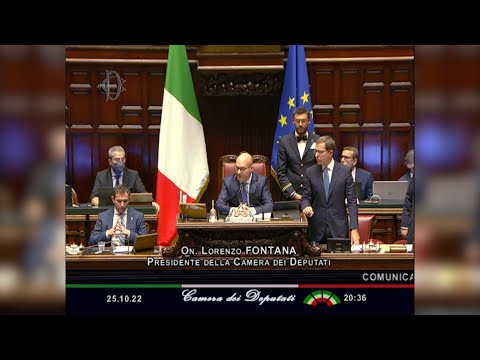El gobierno de Meloni en Italia, aprueba el voto de confianza de la Cámara de los Diputados
