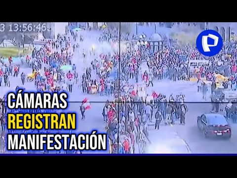 “Toma de Lima”: Cámaras de la MML registran el desarrollo de las manifestaciones (2/2)