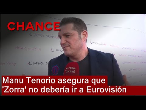 Manu Tenorio asegura que 'Zorra' no debería ir a Eurovisión