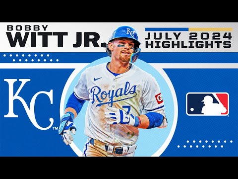 44 HITS IN 23 JULY GAMES (.489 AVG)! Bobby Witt Jr. July 2024 highlights (including Home Run Derby)