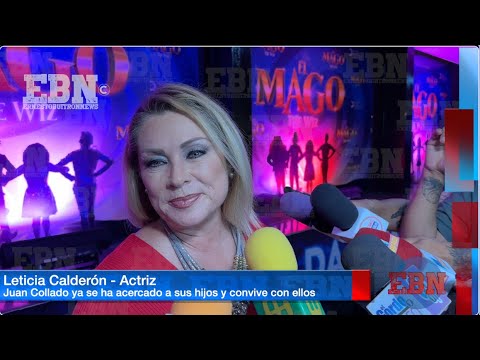 LETICIA CALDERÓN esta mas tranquila porque su ex JUAN COLLADO ya convive con sus hijos