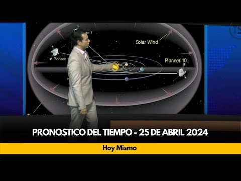 Pronostico del tiempo - 25 de abril 2024