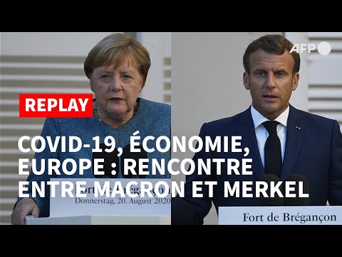 REPLAY - Europe, relance, Covid-19: rencontre Macron-Merkel