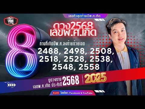 ดวงปี2568ตามเลขท้ายปีพ.ศ.248