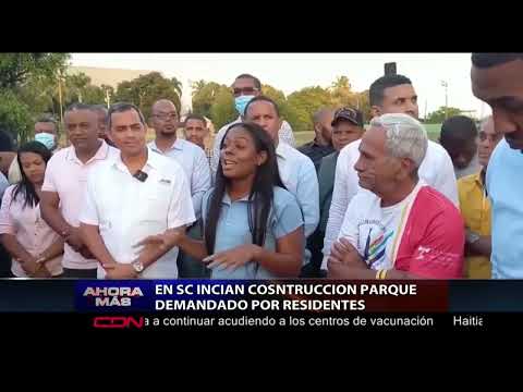En San Cristóbal, inician construction de parque demandado por residentes