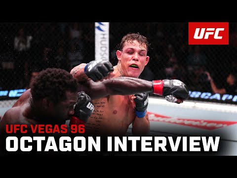 Caio Borralho Octagon Interview | UFC Vegas 96