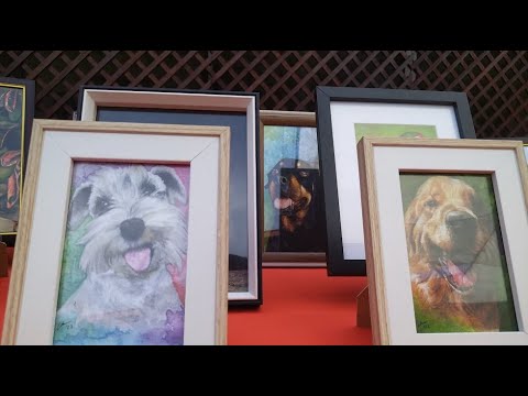 Sorpréndase con hermosas pinturas de mascotas hechas en acuarela