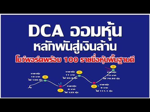 DCAหุ้นรายเดือนlหลักพันสู่ล