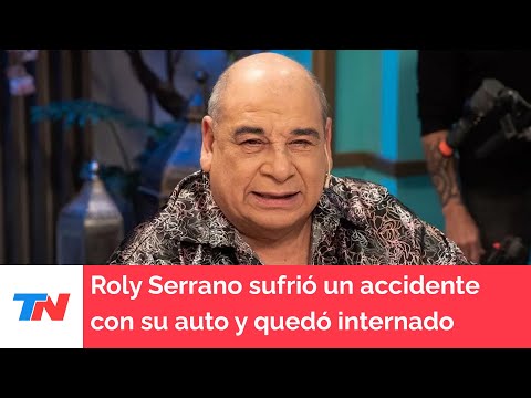 Roly Serrano sufrió un accidente con su auto y quedó internado en Baradero