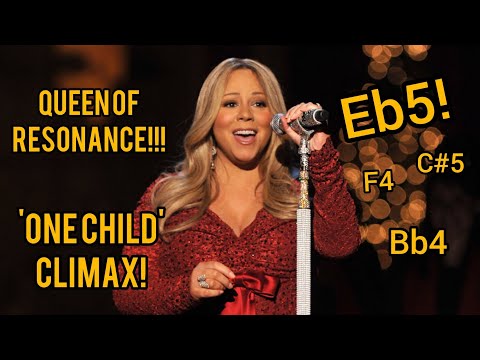 Mariah Carey sings 'ONE CHILD' 100%  LIVE PURE VOCALS during Christmas Concert Rehearsal