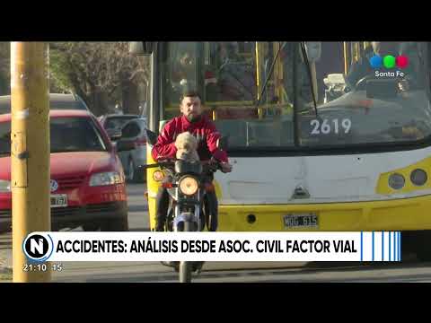 Accidentes: análisis de la Asociación Civil Factor Vial