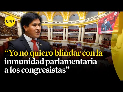 Wilson Soto: Sin la inmunidad parlamentaria, el Congreso es vulnerable