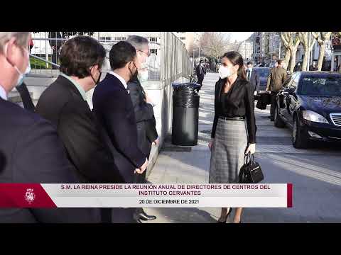 Doña Letizia preside la reunión anual de directores de Centros del Instituto Cervantes