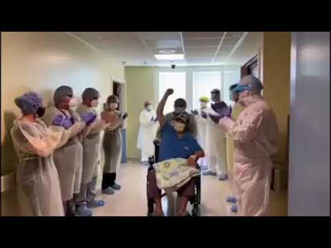 Hospital de la Concepción celebra paciente recuperado de COVID-19