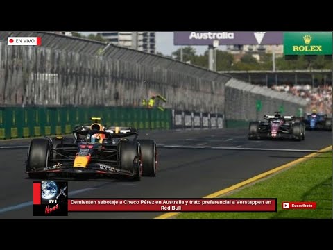 Desmienten sabotaje a Checo Pérez en Australia y trato preferencial a Verstappen en Red Bull