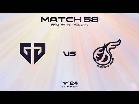 GEN vs. KDF | 매치58 하이라이트 | 07.27 | 2024 LCK 서머 스플릿