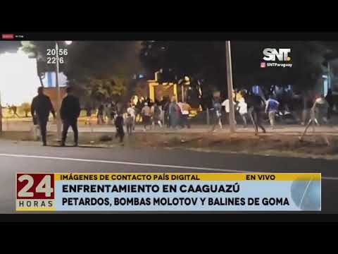 Enfrentamiento en Caaguazú