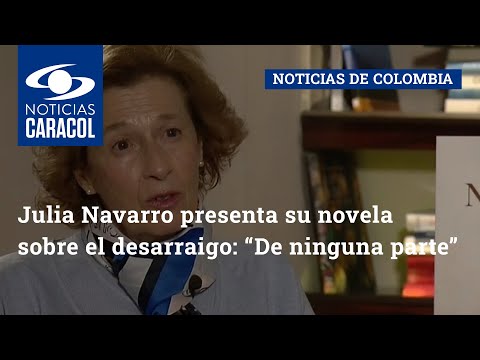 ‘De ninguna parte’: la periodista y escritora Julia Navarro presenta su novela sobre el desarraigo