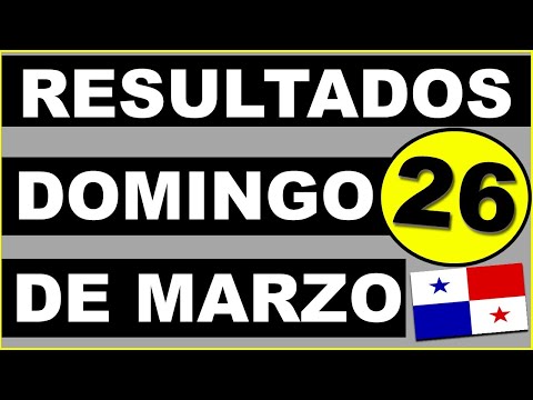 Resultados Sorteo Loteria Domingo 26 de Marzo 2023 Loteria Nacional de Panama Dominical que Jugó Hoy
