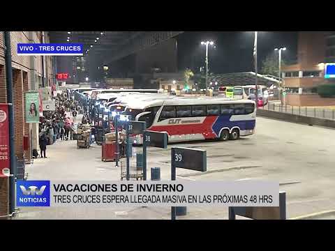 Vacaciones de invierno: Terminal Tres Cruces se prepara para un retorno masivo