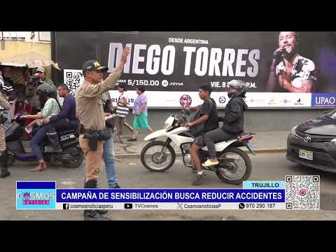 Trujillo: campaña de sensibilización busca reducir accidentes