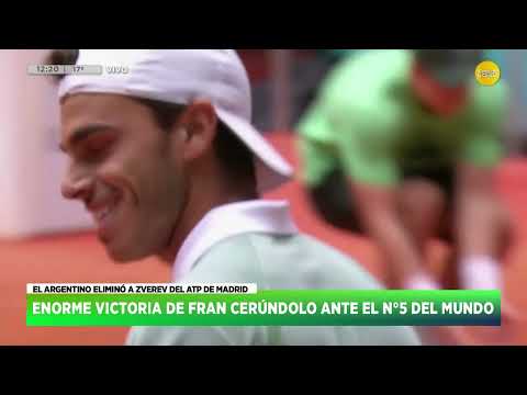 Enorme victoria de Fran Cerúndolo ante Zverev del ATP Madrid ?HNT con Nacho Goano? 01-05-24