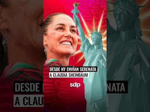 Que siga la '4T': CLAUDIA SHEINBAUM  recibe SERENATA de CUMPLEAÑOS 62  desde NUEVA YORK