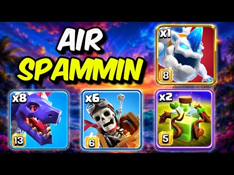 Air Spamming in the Top 1K Global | Clash of Clans