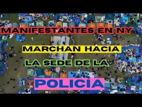 DESALOJARON A LOS PROTESTANTES EN LA UNIVERSIDAD DE COLUMBIA