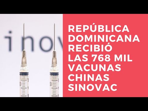 Llegan al país 768 mil dosis de vacunas chinas contra Covid